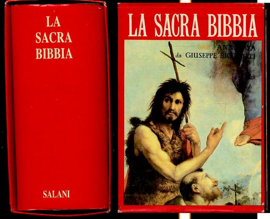 LD- LA SACRA BIBBIA ANNOTATA - GIUSEPPE RICCIOTTI - SALANI--- 1990- CS- ZFS252