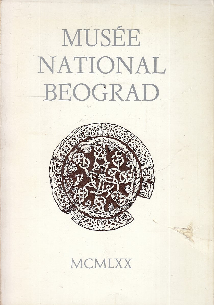 LT- MUSEE NATIONAL BEOGRAD GUIDA OPERE - 1970 - B- ZFS533