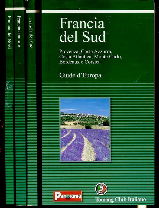 LV- GUIDE D'EUROPA FRANCIA 3 VOLUMI -- TOURING CLUB - PANORAMA-- 2003- B- ZFS456