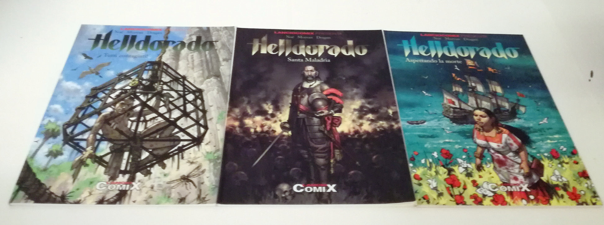 FV- HELLDORADO 3 VOLUMI - NOE' NORMAN DRAVAN - LANCIOCOMIX - 2009 - B- VHX