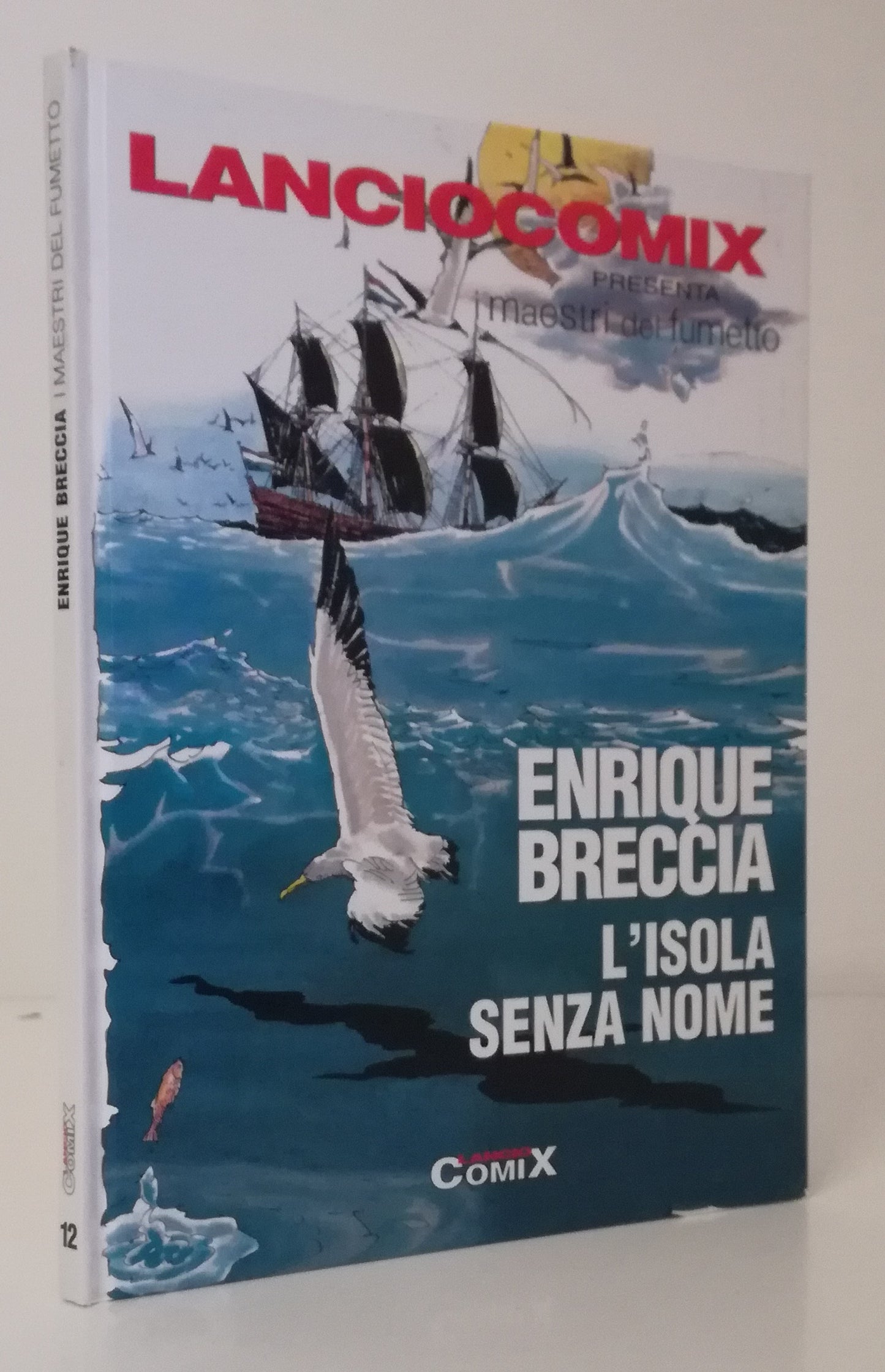 FV- MAESTRI DEL FUMETTO 12 L'ISOLA SENZA NOME- BRECCIA- LANCIOCOMIX- 2003- C-VHX