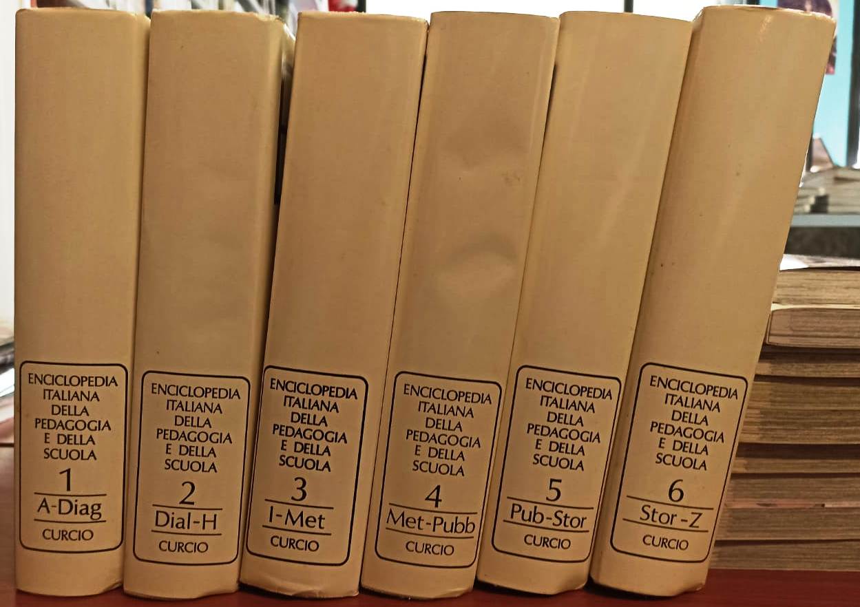 LZ- ENCICLOPEDIA ITALIANA PEDAGOGIA E SCUOLA 6 VOLUMI COMPLETA- CURCIO- 1969- CS- YFS