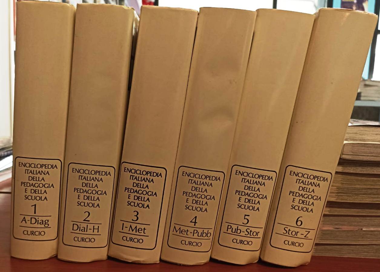 LZ- ENCICLOPEDIA ITALIANA PEDAGOGIA E SCUOLA 6 VOLUMI COMPLETA- CURCIO- 1969- CS- YFS