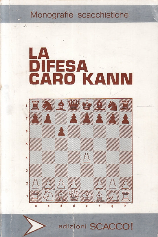 LZ- LA DIFESA DI CARO KANN -- SCACCO- MONOGRAFIE SCACCHISTICHE-- 1977- B- ZFS608