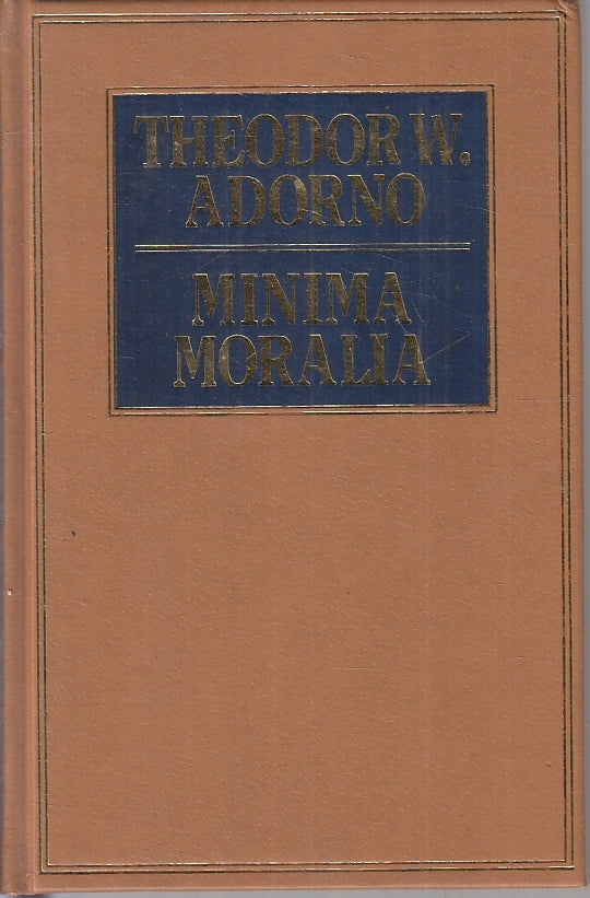 LN- MINIMA MORALIA - THEODOR W. ADORNO - CDE --- 1987 - C - ZFS42