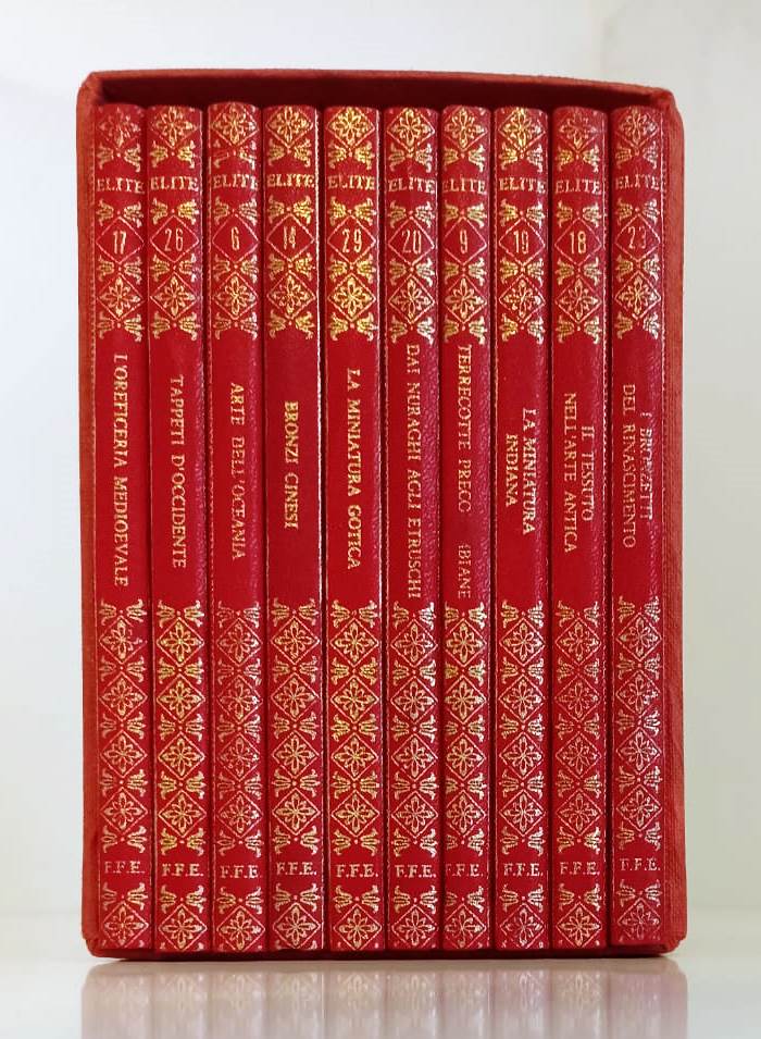 LT- ENCICLOPEDIA ELITE ARTI E STILI COFANETTO 10 VOLUMI-- FABBRI--- 1966- C- XFS