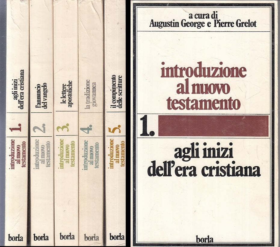 LD- INTRODUZIONE AL NUOVO TESTAMENTO 1/5- GEORGE GRELOT- BORLA --- 1980- B- XFS1