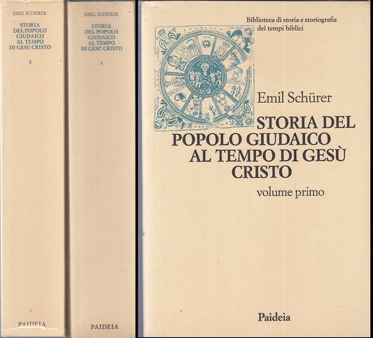 LD- STORIA POPOLO GIUDAICO AL TEMPO DI GESU' CRISTO 1/2- SCHURER- 1965- BS- XFS4