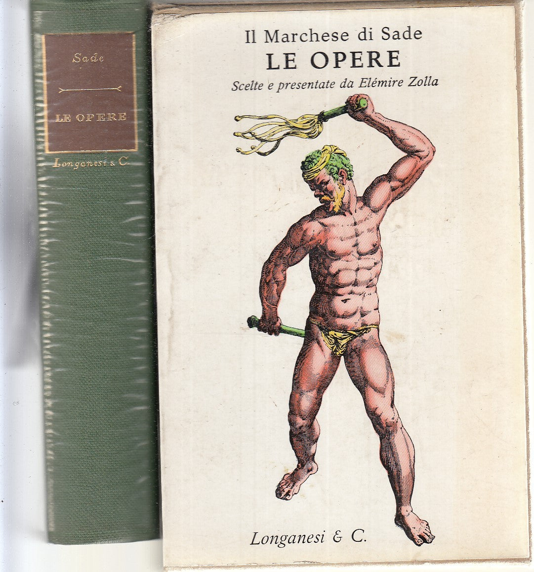 LN- LE OPERE - IL MARCHESE DE SADE - LONGANESI - I MARMI 28 -- 1961 - CS - XFS