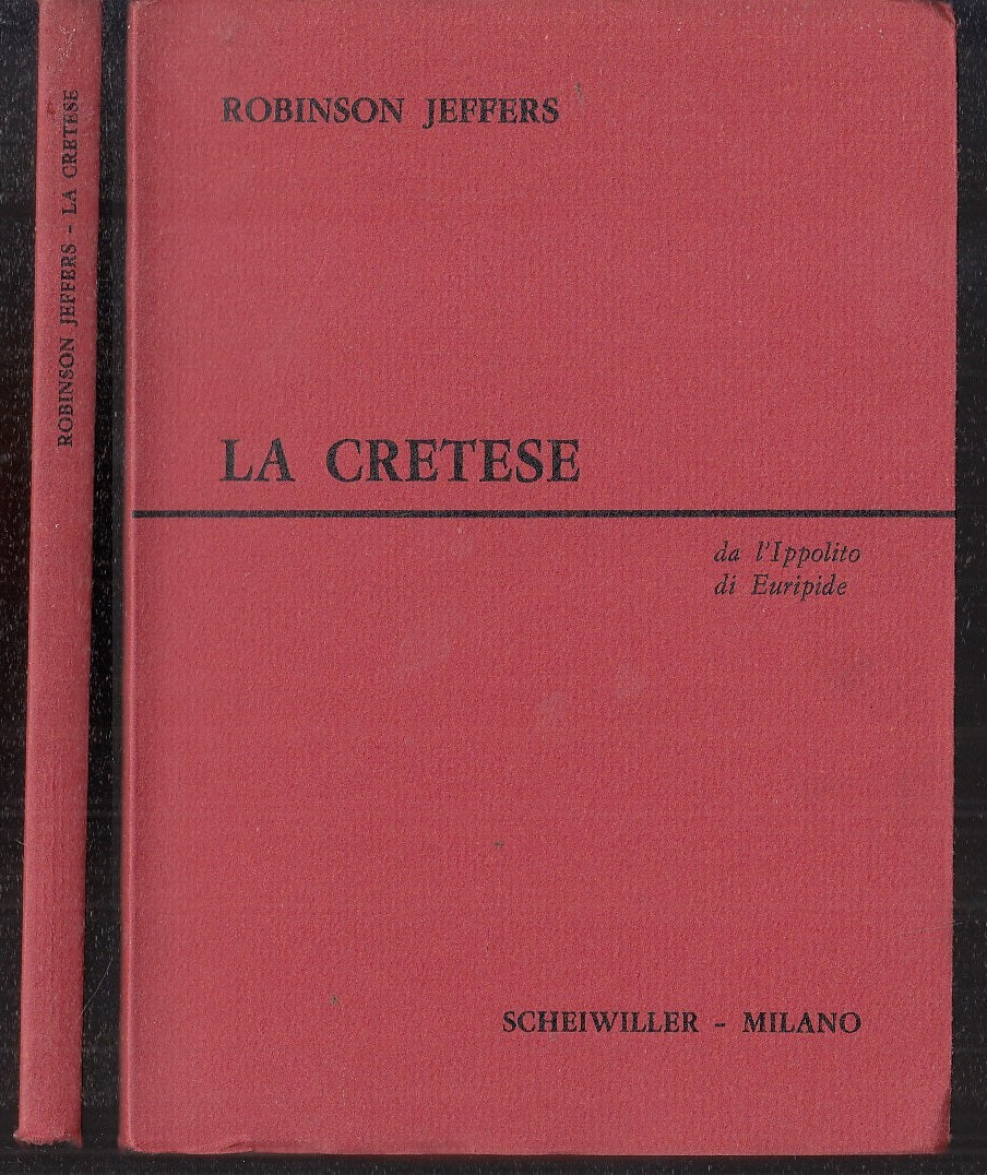 LN- LA CRETESE - JEFFERS - INSEGNA PESCE D'ORO SCHEIWILLER - TEATRO- 1957- B-XFS