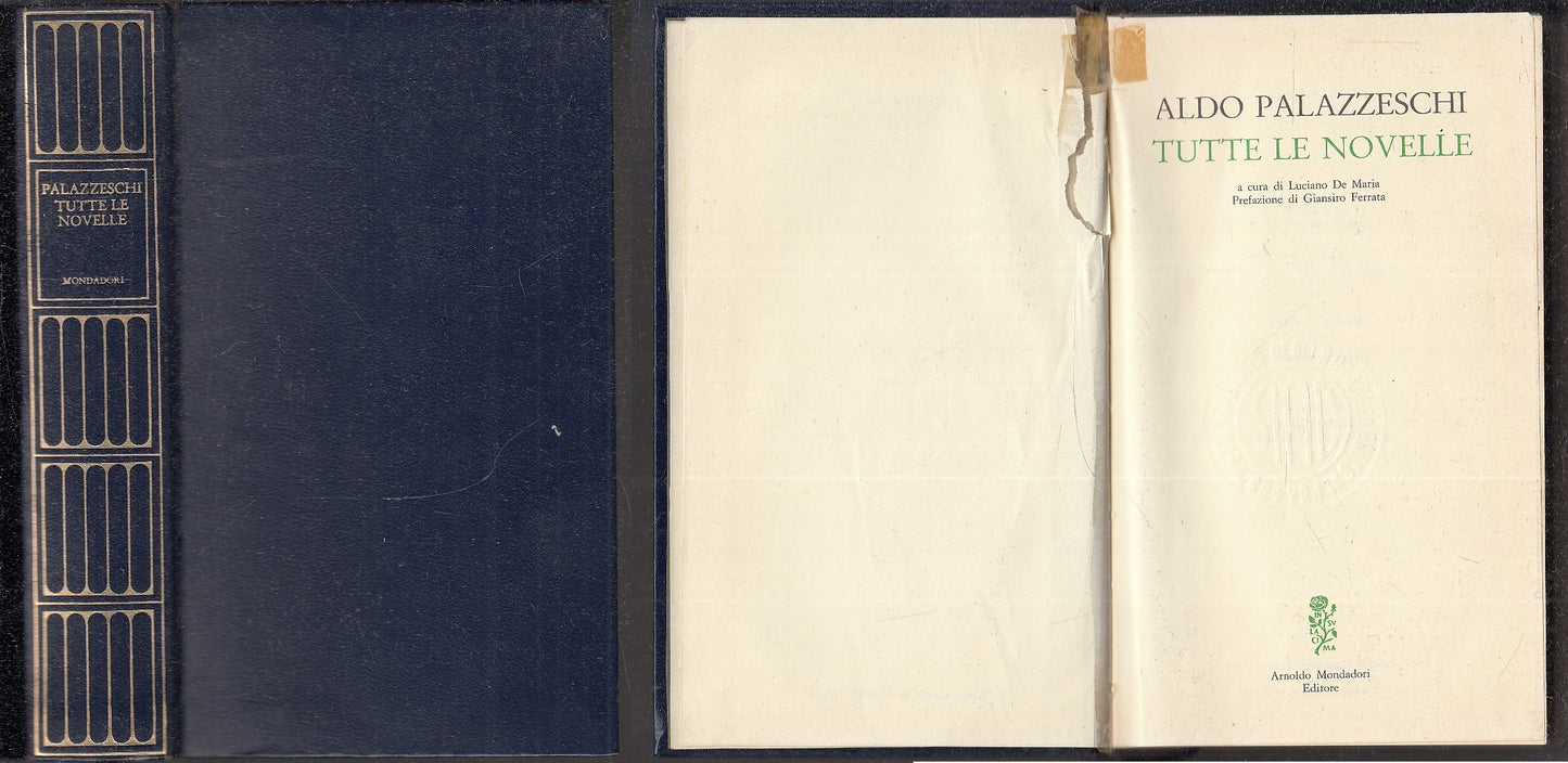 LN- TUTTE LE NOVELLE - PALAZZESCHI - MONDADORI - I MERIDIANI - 1a ED. - 1975 - C - XFS