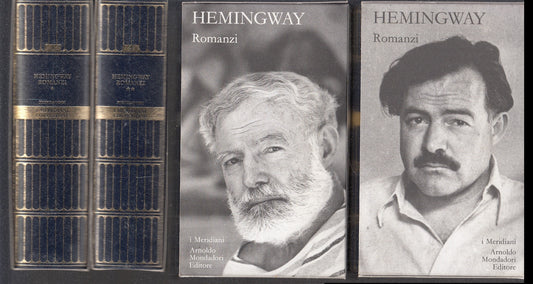 Romanzi 2 volumi - Ernest Hemingway - Mondadori Panorama I meridiani - XFS