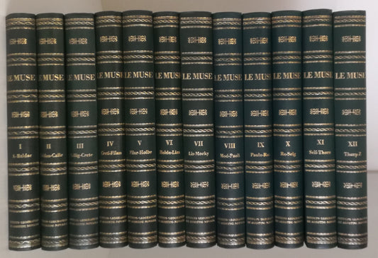 LT- LE MUSE VOLUMI I/XII ENCICLOPEDIA COMPLETA-- DeAGOSTINI--- 1964/1974- C- YFS