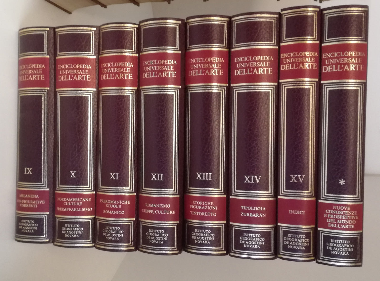 LT- ENCICLOPEDIA UNIVERSALE DELL'ARTE 16 VOLUMI COMPLETA - DeAGOSTINI- 1980- YFS