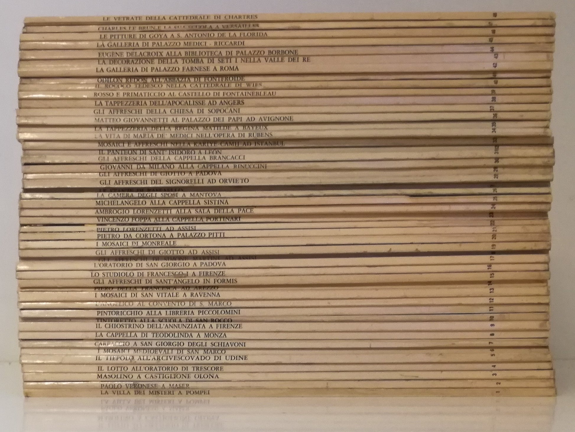 LT- L'ARTE RACCONTA 1/48 COLLEZIONE COMPLETA -- FABBRI SKIRA --- 1965 - B - YFS