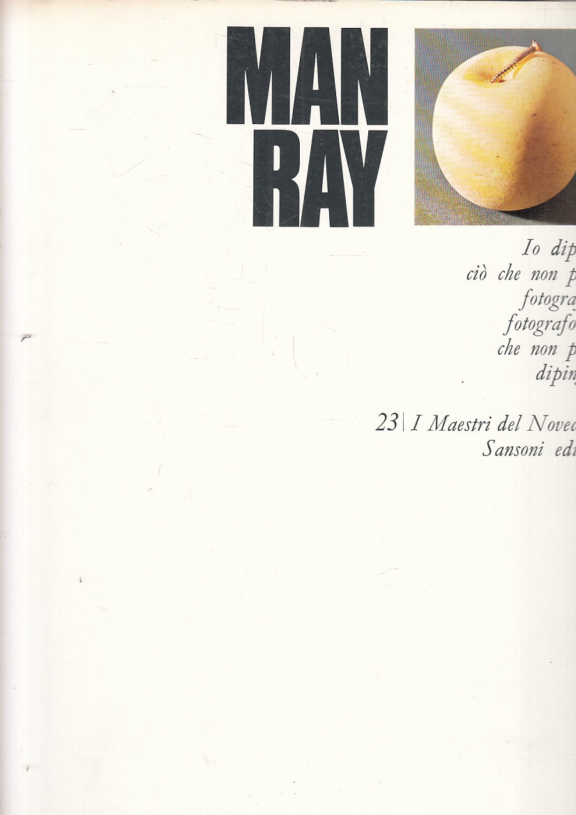 LT- I MAESTRI DEL NOVECENTO 23 MAN RAY -- SANSONI --- 1970 - B - YFS356
