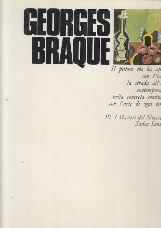 LT- I MAESTRI DEL NOVECENTO 10 GEORGES BRAQUE -- SANSONI --- 1970 - CS- YFS356