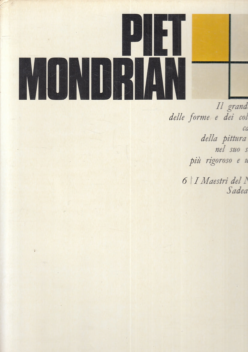 LT- I MAESTRI DEL NOVECENTO 6 PIET MONDRIAN - SANSONI --- 1970 - CS- YFS83