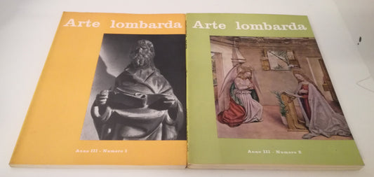 LT- RIVISTA DI STORIA DELL'ARTE ARTE LOMBARDA III 1/2 - LA RETE- 1958- BS- YFS56