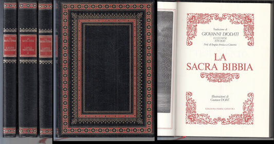 LD- LA SACRA BIBBIA 3 VOLUMI - DIODATI LUCCHESE DORE' - FERNI--- 1975- C- ZFS407
