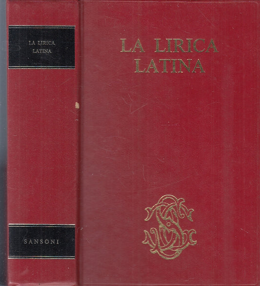 LN- LA LIRICA LATINA EZIO CETRANGOLO-- SANSONI- VOCI DEL MONDO-- 1983- C- ZFS283