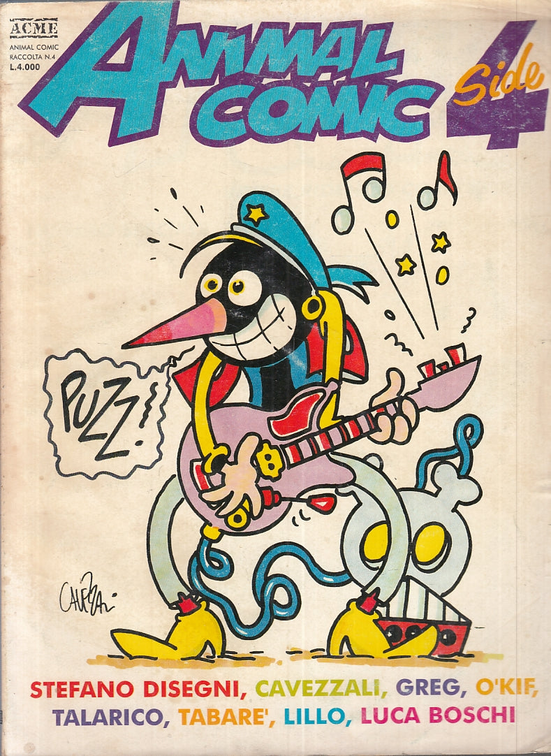 FP- ANIMAL COMIC SIDE FOUR RACCOLTA 4 (7 + SPECIALE) -- ACME - 1991 - B - VHX