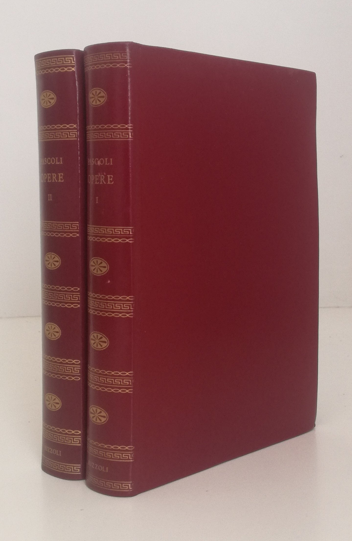 LN- OPERE 2 VOLUMI - GIOVANNI PASCOLI - RIZZOLI - I CLASSICI -- 1970 - C - XFS