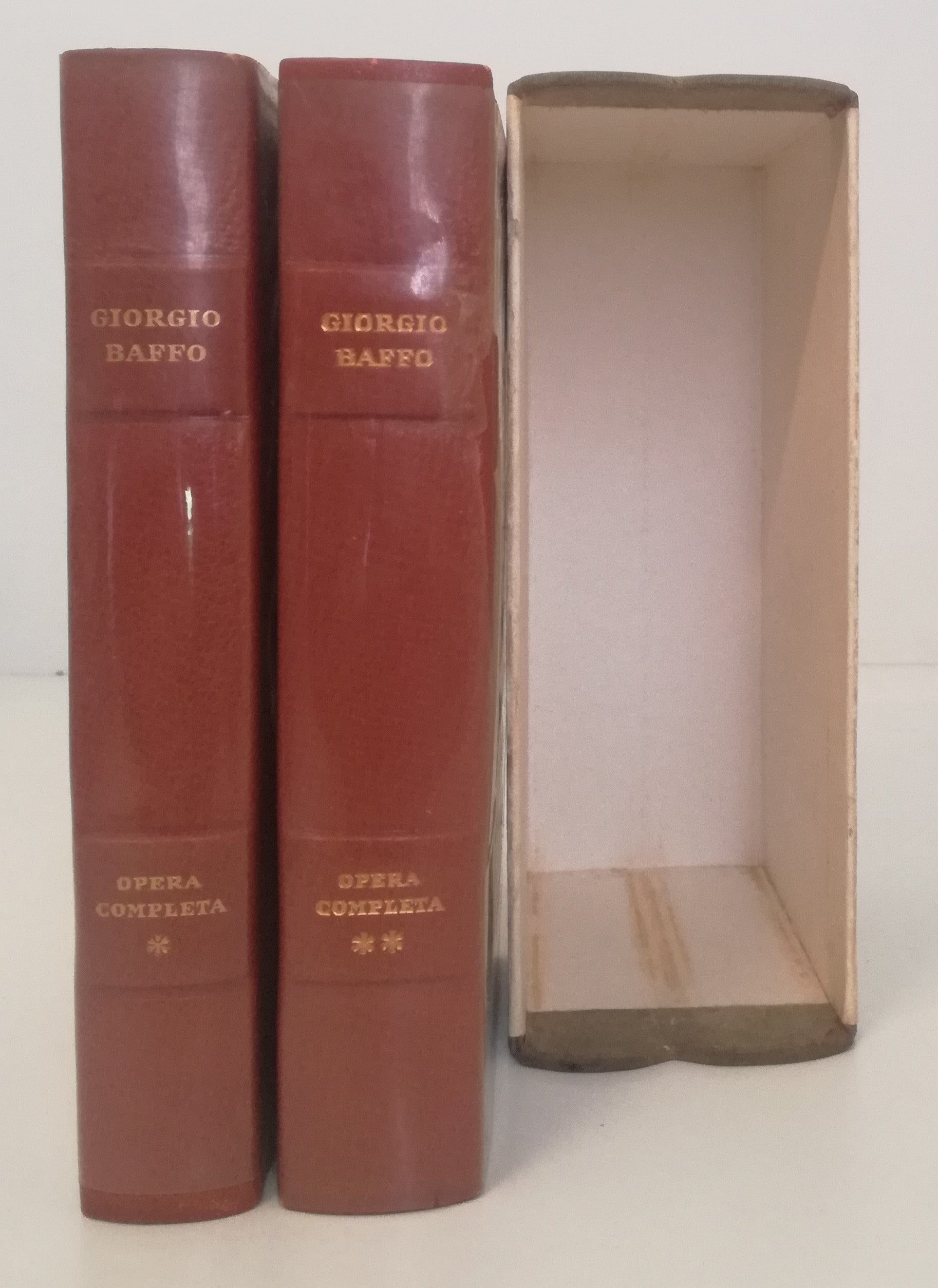 LN- OPERA COMPLETA 2 VOLUMI - GIORGIO BAFFO - LONGANESI --- 1973 - CS - XFS