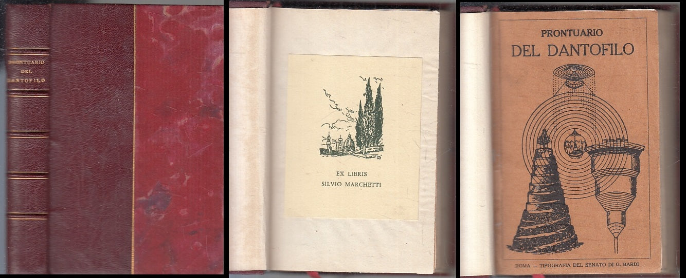 LN- PRONTUARIO DEL DANTOFILO DIVINA COMMEDIA INDICE RIMARIO - BARDI - C- YFS156
