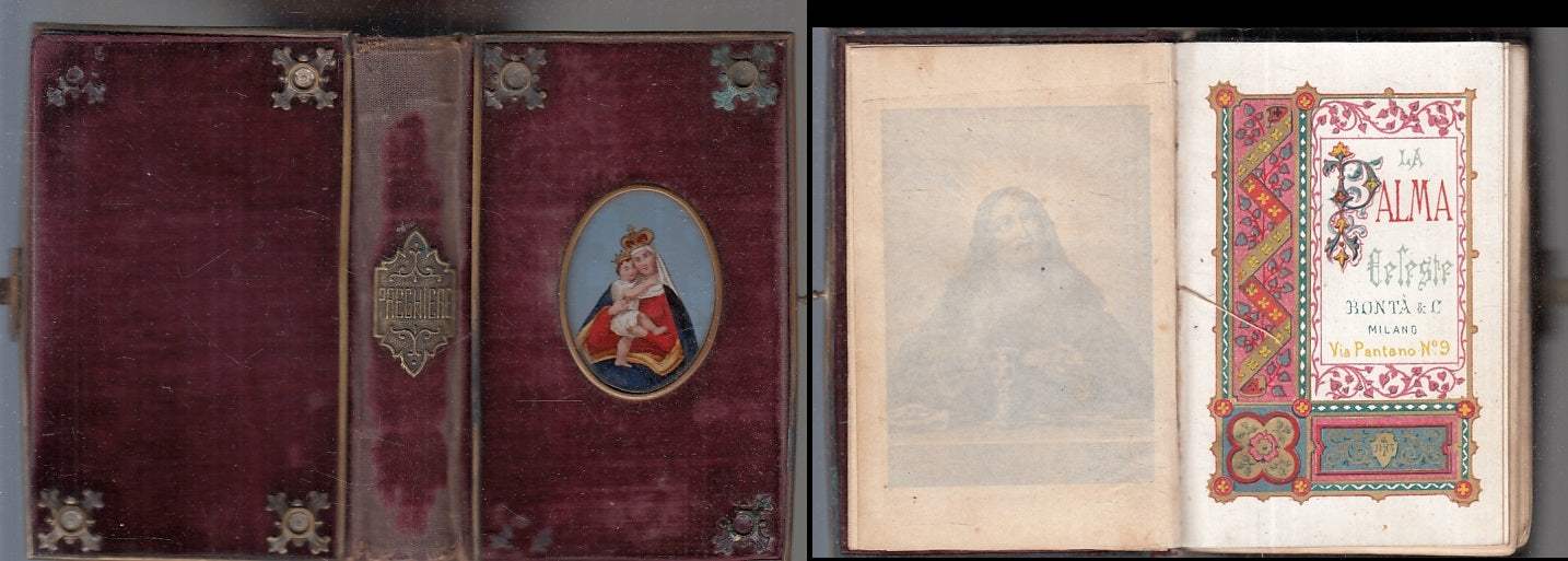 LD- LA PALMA LE FESTE PREGHIERE -- BONTA' & C. MILANO --- 1857 - C - YFS95
