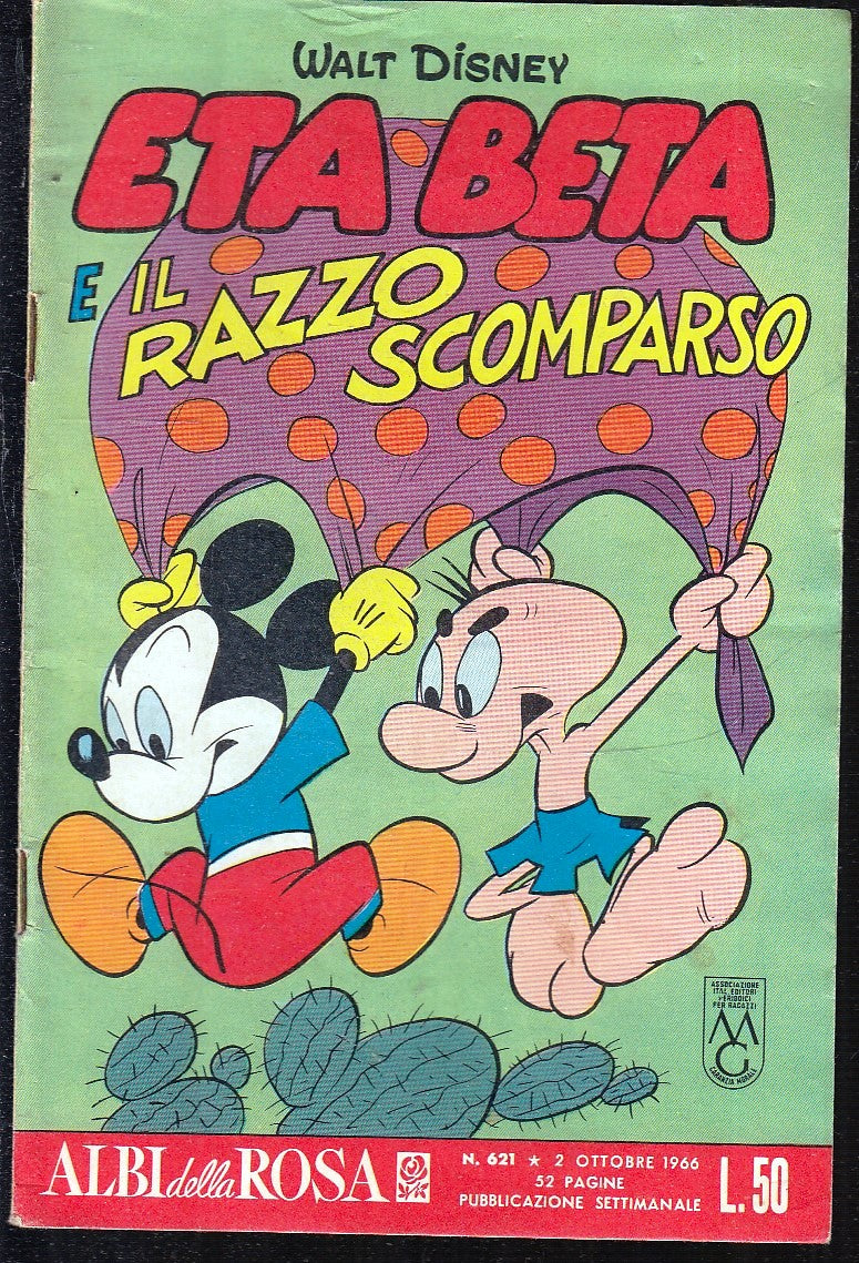 FD- ALBI DELLA ROSA N.621 ETA BETA -- DISNEY MONDADORI - 1966- S- ZGS