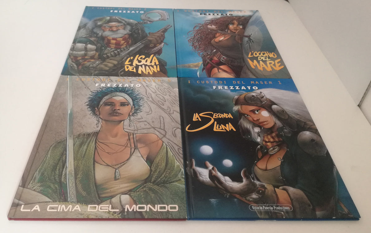 FV- I CUSTODI DEL MASER 4 VOLUMI - FREZZATO - VITTORIO PAVESIO - 1996 - C - VHX