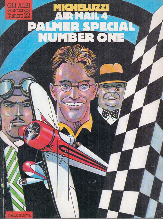 FV- ALBI ORIENT EXPRESS 22 AIR MAIL 4 - MICHELUZZI - ISOLA TROVATA- 1986- B- VHX