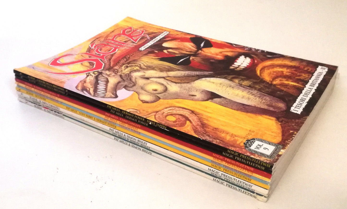 FV- SLAINE IL RE 1/9 VOLUMI - MILLS - MAGIC PRESS - 1989 - B - VHX