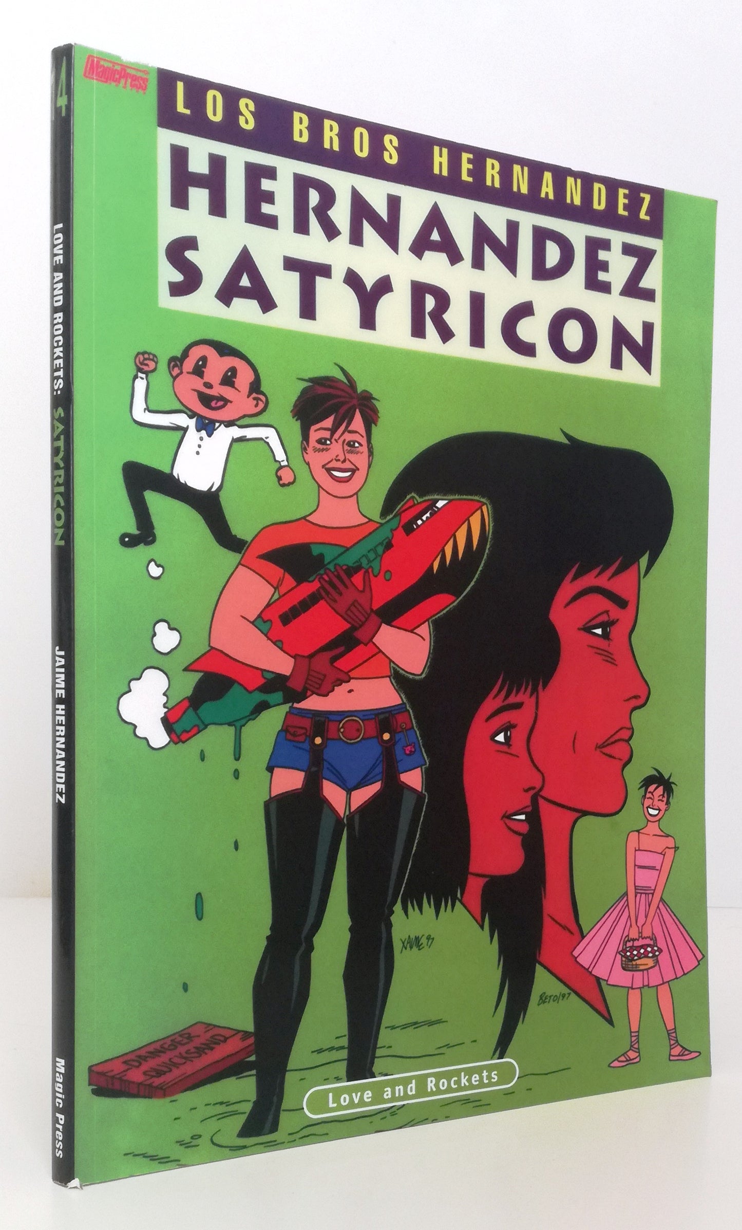 FV- LOVE AND ROCKETS HERNANDEZ SATYRICON- LOS BROS HERNANDEZ- MAGIC PRESS- B-VHX