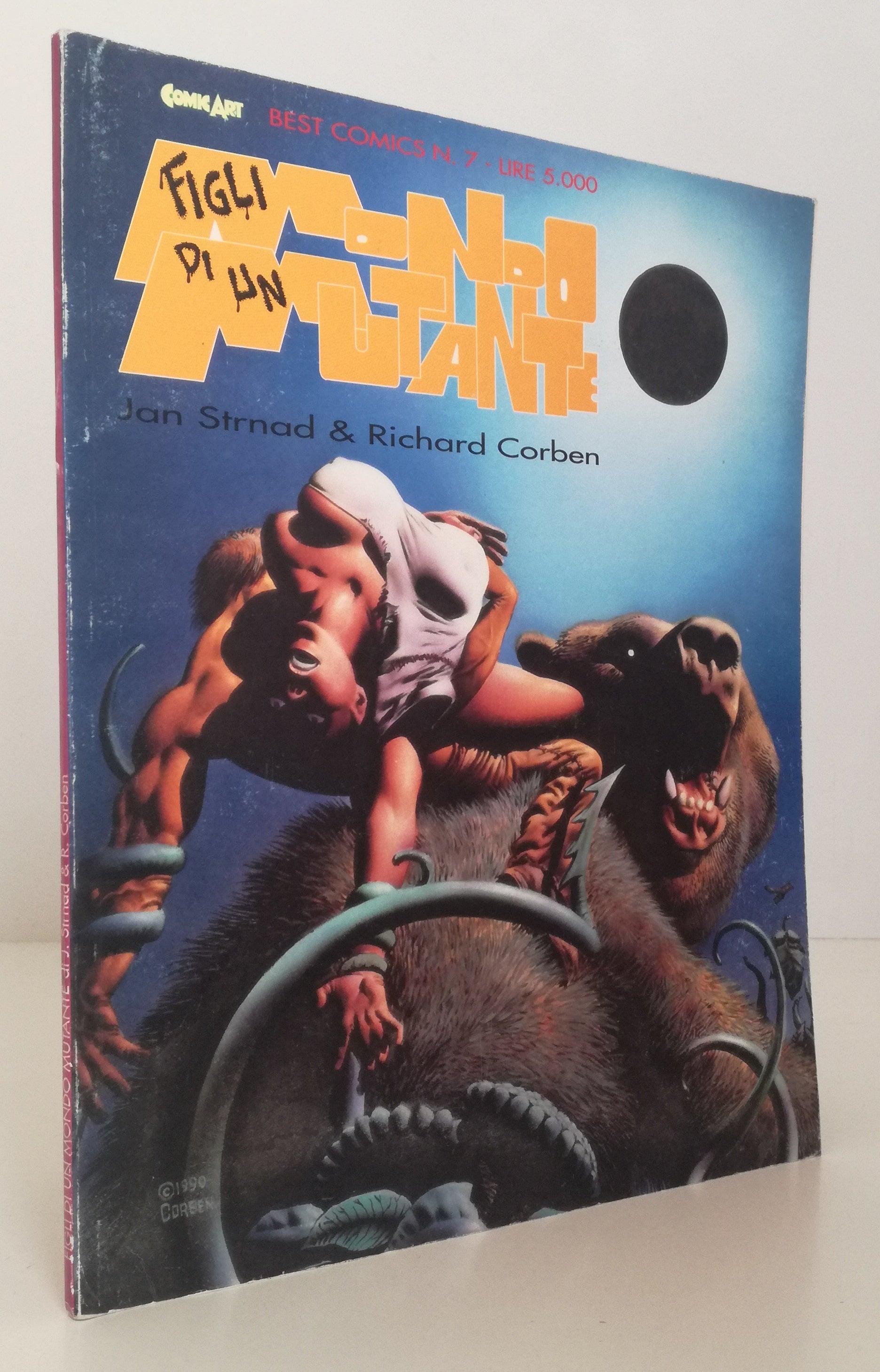 FV- FIGLI DI UN MONDO MUTANTE- CORBEN STRNAD- COMIC ART BEST COMICS- 1992- B-VHX