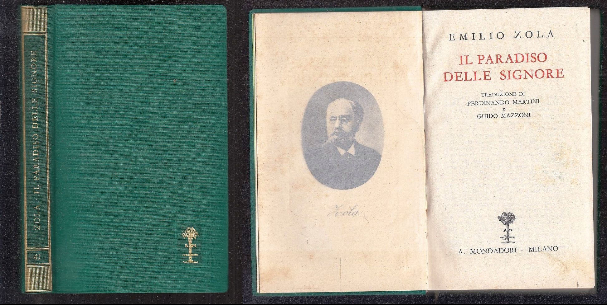 LN- IL PARADISO DELLE SIGNORE - ZOLA- MONDADORI- ROMANTICA- 1a ED.- 1936- C- XFS