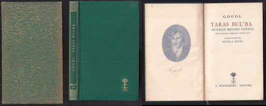 LN- TARAS BUL'BA BULBA - GOGOL - MONDADORI - ROMANTICA - 1a ED. - 1932 - C - XFS