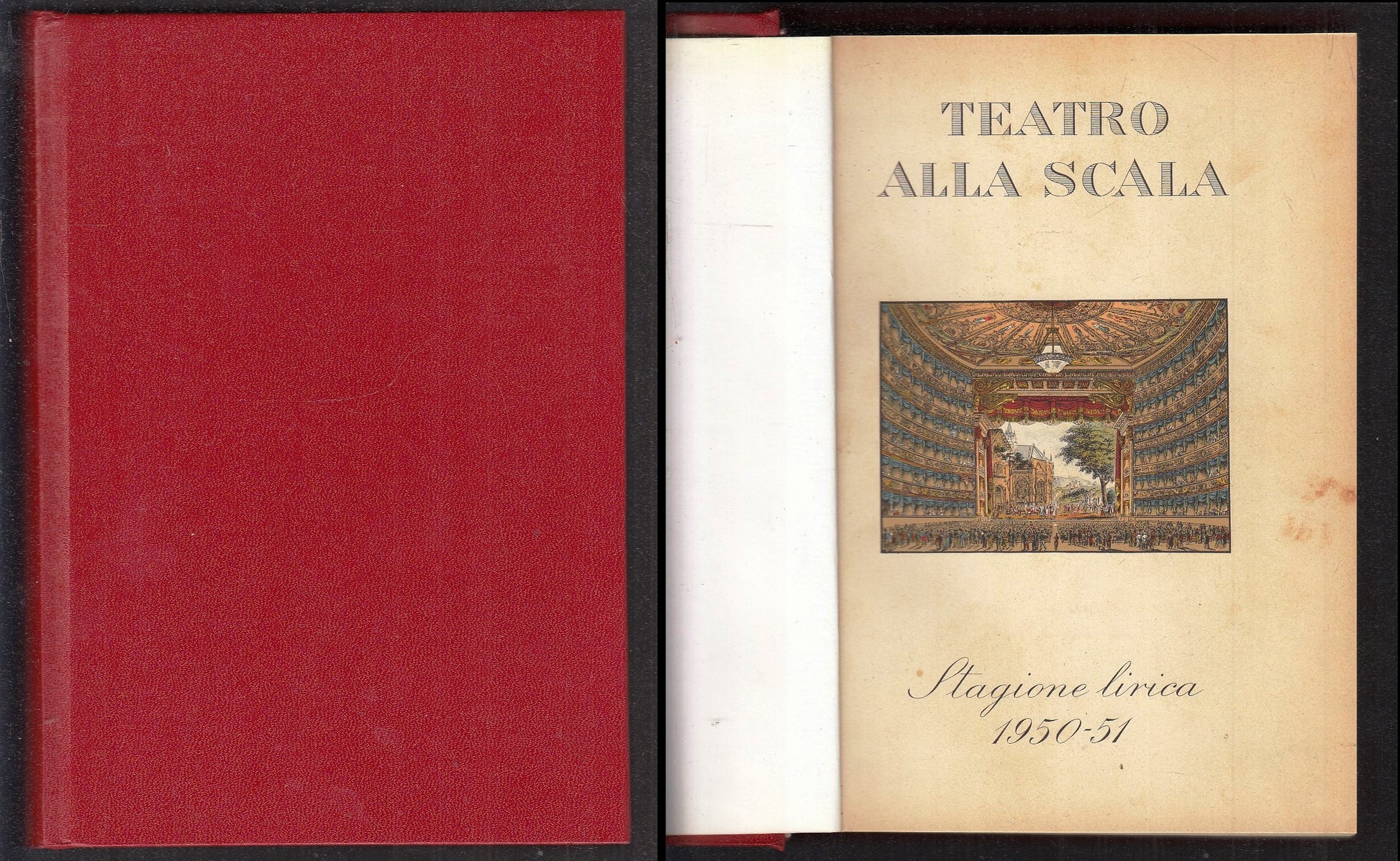 LT- VOLUME RILEGATO TEATRO ALLA SCALA STAGIONE LIRICA BALLETTI RACCOLTA - XFS100