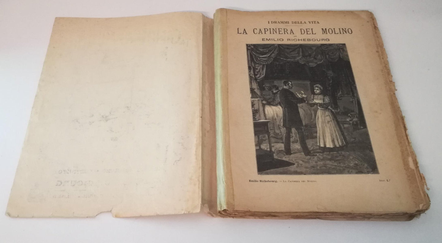 LN- LA CAPINERA DEL MULINO- EMILIO RICHEBOURG- SONZOGNO- DRAMMI VITA--- B-ZFS690