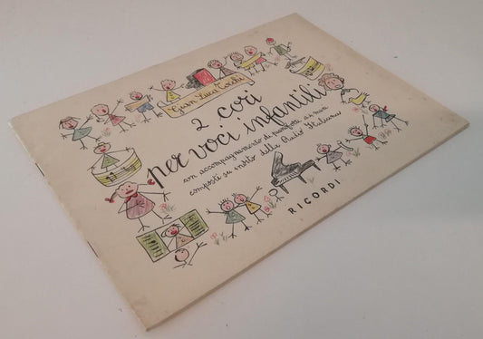 LZ- 2 CORI PER VOCI INFANTILI - GIAN LUCA TOCCHI - RICORDI --- 1954 - S - ZFS690
