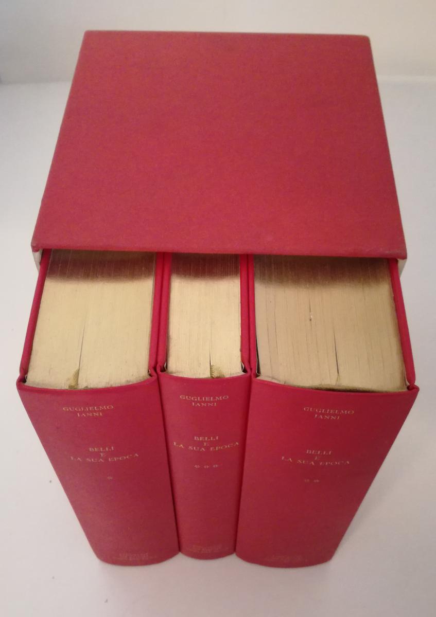 ln- BELLI E LA SUA EPOCA COFANETTO 3 VOLUMI- IANNI- CINO DEL DUCA--- 1967- C-XFS