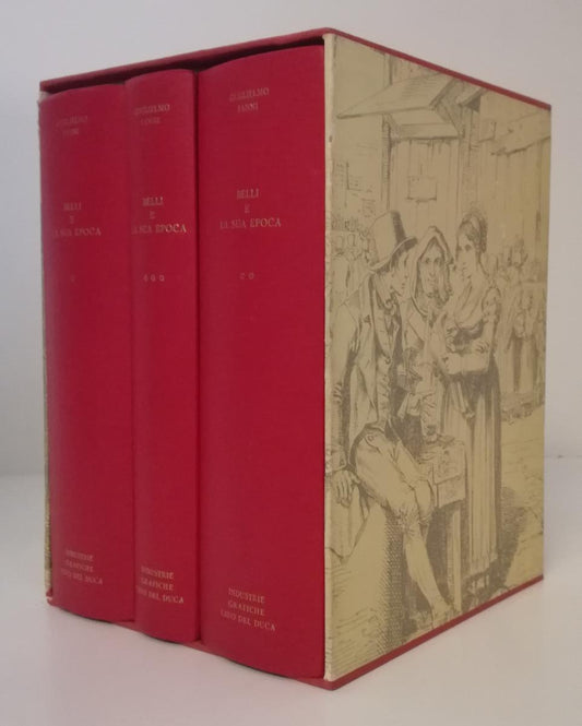 ln- BELLI E LA SUA EPOCA COFANETTO 3 VOLUMI- IANNI- CINO DEL DUCA--- 1967- C-XFS