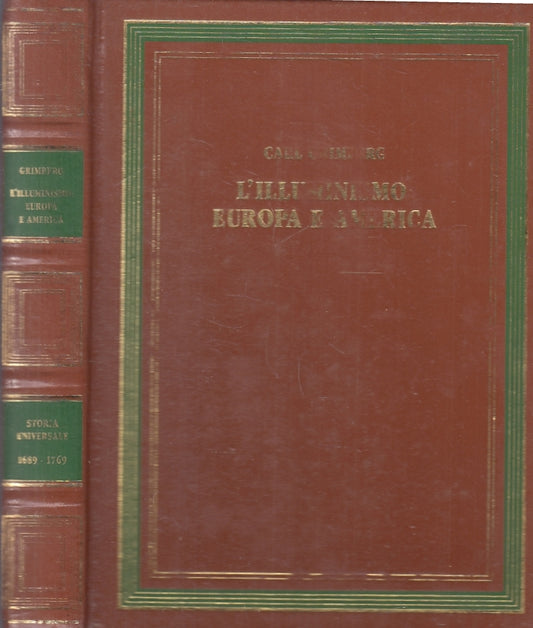 LS- ILLUMINISMO EUROPA E AMERICA- GRIMBERG- STORIA UNIVERSALE- 8- 1986- C-ZFS185