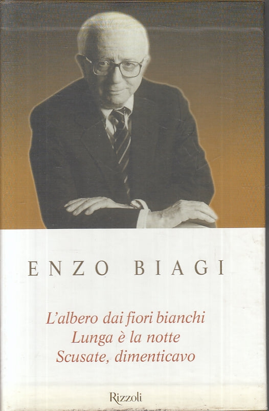 LN- COFANETTO 3 ROMANZI LUNGA E' LA NOTTE- ENZO BIAGI- RIZZOLI--- 2000- B-ZFS192