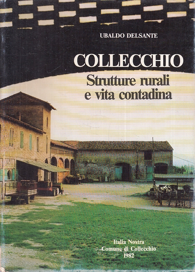 LV-  COLLECCHIO STRUTTURE RURALI VITA CONTADINA - UBALDO DELSANTE- 1982- BS- WPR