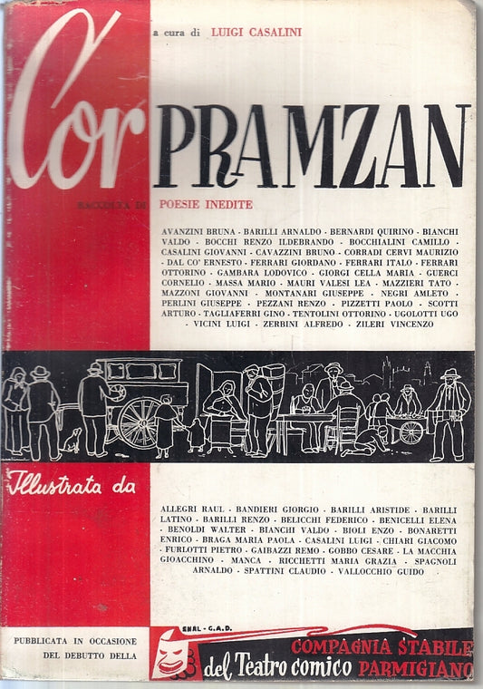 LN- COR PRAMZAN RACCOLTA POESIE INEDITE - CASALINI- LA NAZIONALE--- 1961- B- WPR