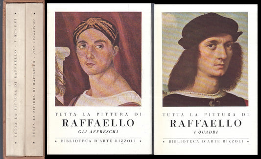 LN- TUTTA LA PITTURA DI RAFFAELLO 2 VOLL QUADRI AFFRESCHI- RIZZOLI- 1956- ZFS157