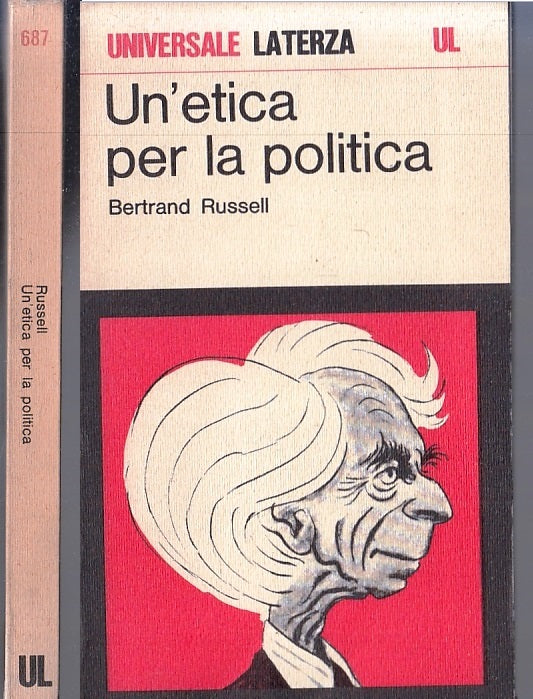 LS- UN'ETICA PER LA POLITICA- BERTRAND RUSSELL- UNIVERSALE LATERZA--- 1986- B- XFS