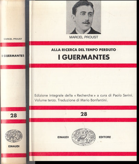 LN- ALLA RICERCA DEL TEMPO PERDUTO I GUERMANTES- PROUST- EINAUDI--- 1971- CS- XFS